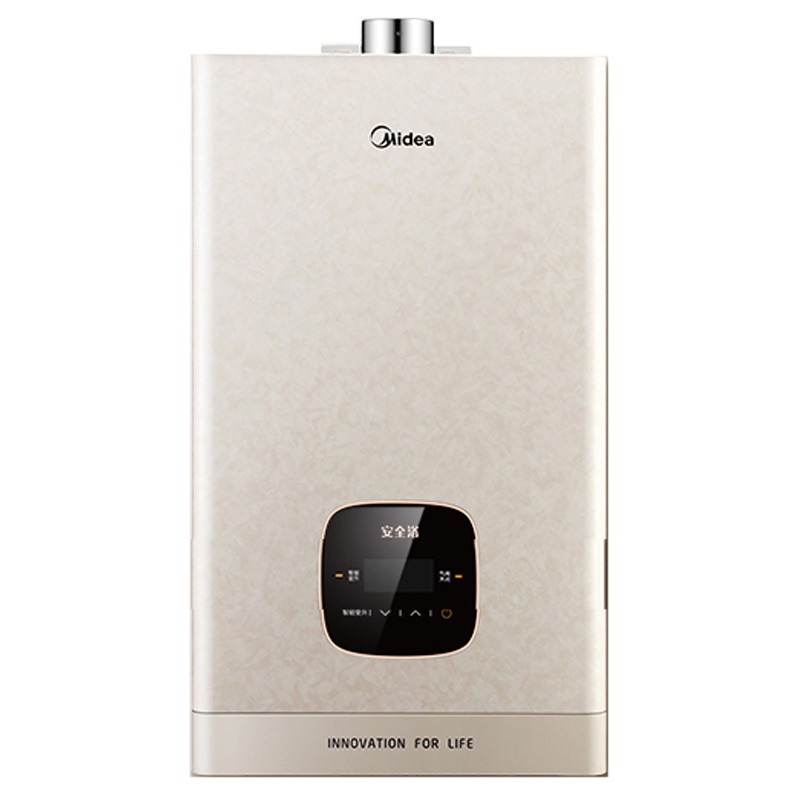 美的（Midea）JSQ25-13HS2 家用双气双调恒温热水器 13L大容量供水热水器 玉瓷白面板