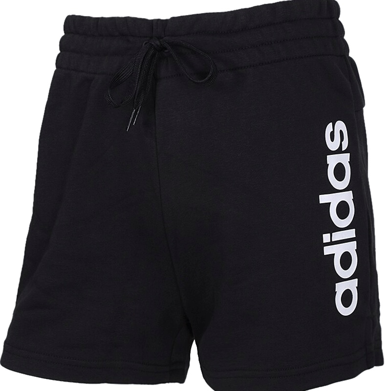 阿迪达斯女装短裤 新款宽松透气运动训练休闲舒适五分裤DP2393