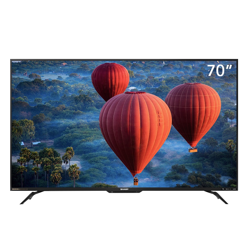 夏普 70英寸 70C6UK 4K超高清智能AI语音液晶平板电视