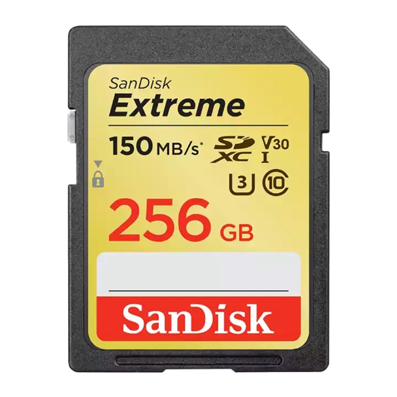 闪迪(SanDisk)256GB SD卡至尊高速读180MB/s写130MB/s相机存储卡内存卡U3 V30 支持4K