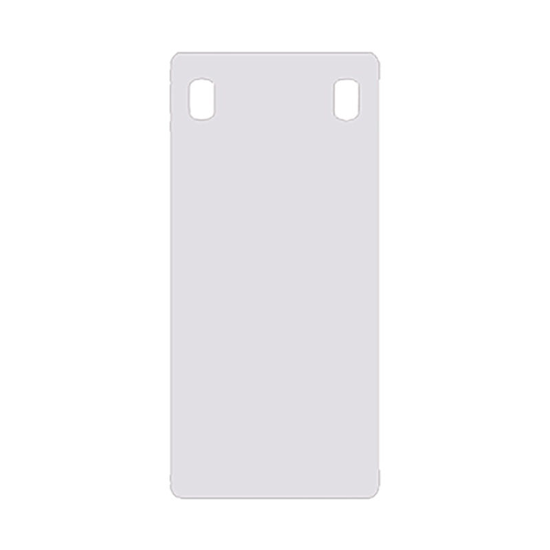 中云智创 通信机房标识牌电缆挂牌塑料光纤空白标48*80 双孔 100张装