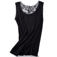 ENK 性感蕾丝美背修身女士无袖吊带打底背心百搭内衣女