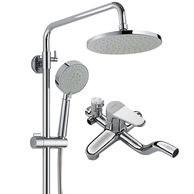 恒洁(HeGII) 卫浴花洒 122-333D卫浴淋浴花洒套装浴室全铜龙头淋雨器淋浴喷头套装