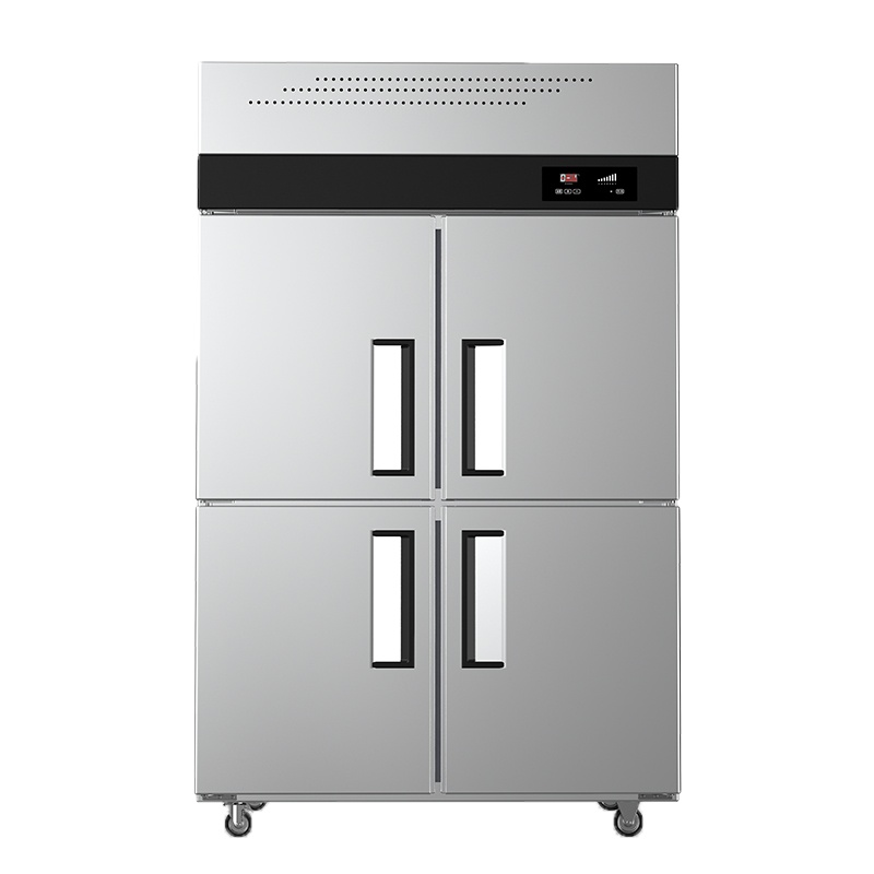 乐创(lecon)商用四门冰柜 立式厨房保鲜柜节能压缩机 工程标准款全冷藏 LC-J-SBC02