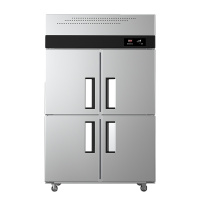 乐创(lecon)商用四门冰柜 立式厨房保鲜柜节能压缩机 工程标准款全冷藏 LC-J-SBC02