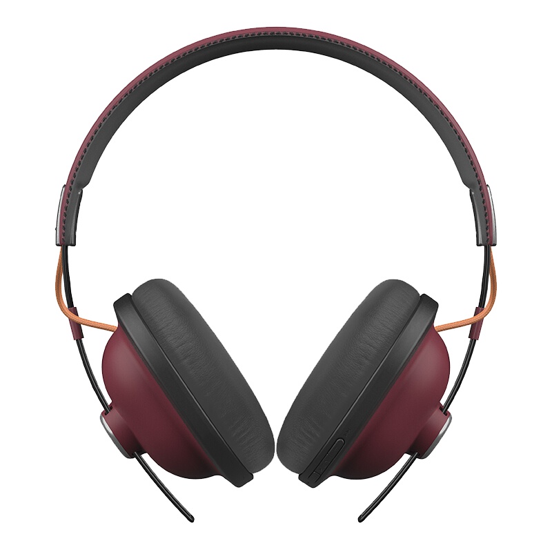 松下(Panasonic)无线头戴式蓝牙耳机HTX80 哑光漆面复古时尚 超长续航 快充15分钟可播放1.5小时 红色