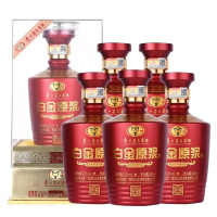 白水杜康 祥龙献瑞 52度 浓香型 高端白酒礼盒装收藏摆件酒 两瓶装 500ml*2瓶(含木架) h