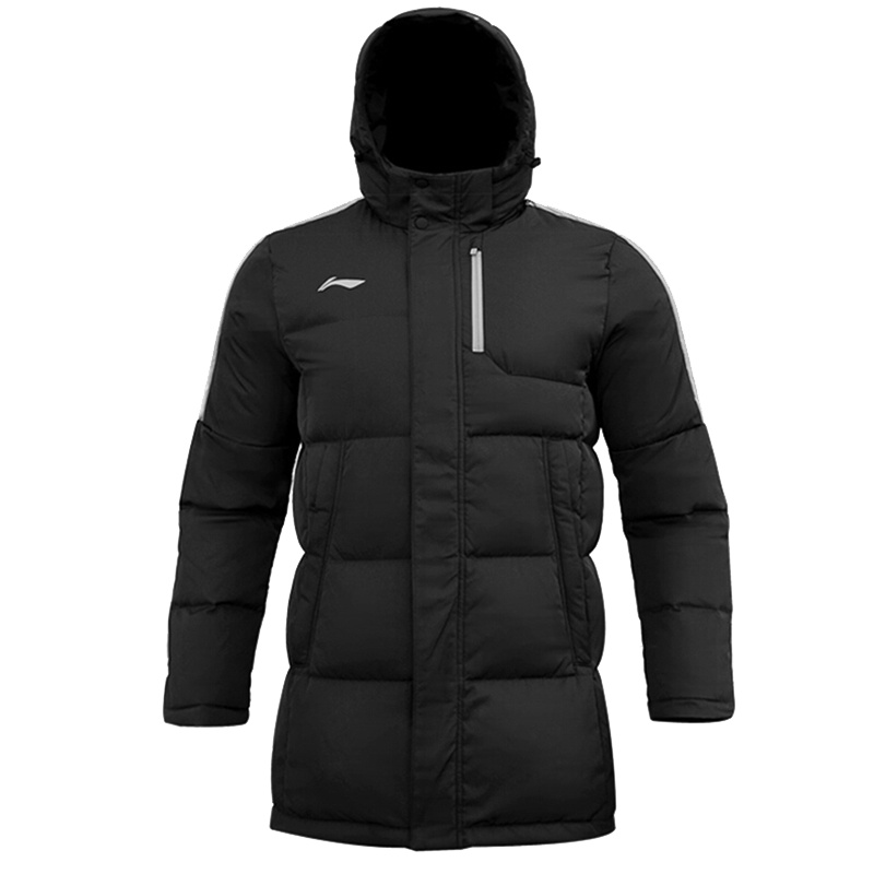 李宁LI-NING2018年运动连帽羽绒服男成人冬季保暖短款羽绒服外套男子