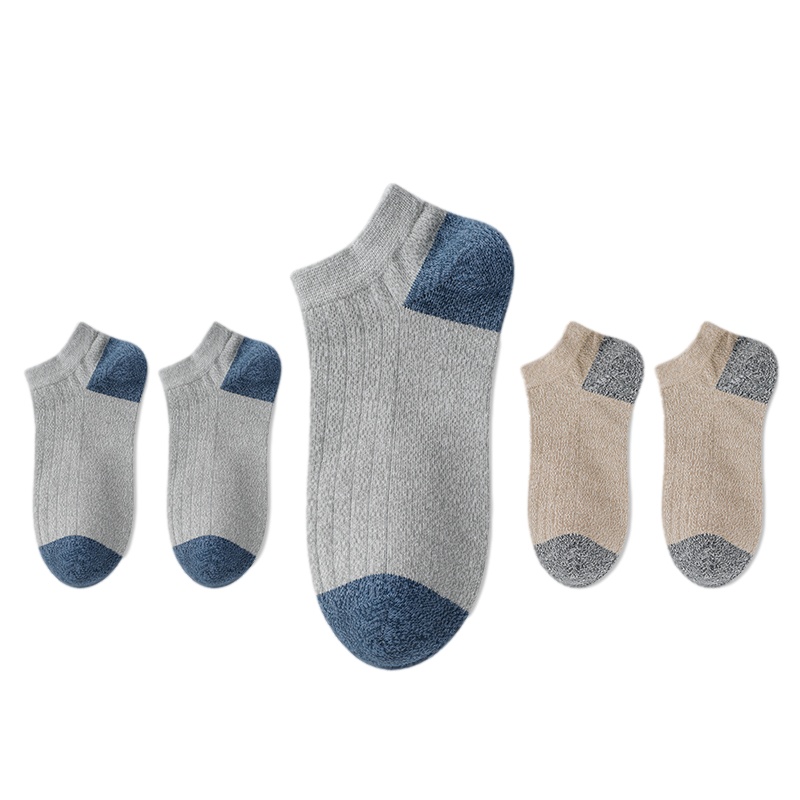蓓乐妃袜子男短袜棉质祙青少年运动春夏季复古短筒矮腰中大童学生袜i子娃子