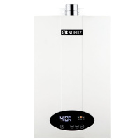 能率(NORITZ) 13升燃气热水器 GQ-13SAG3FEX(天然气) 旗舰静音恒温 CPU智控系统 CO安全防护