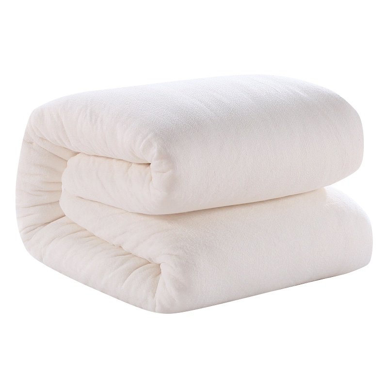 依朴 被子 棉花被盖絮手工弹棉絮棉盖胎宿舍用 鱼鳞网180*200cm 重4斤(1床装)