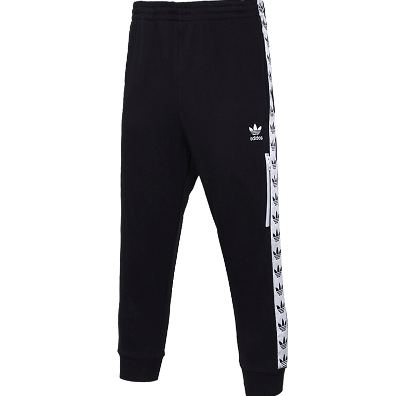 阿迪达斯三叶七分裤男裤2019夏季新款运动短裤串标中长裤DX4228