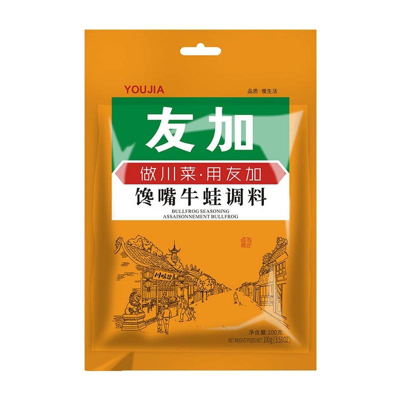 友加馋嘴牛蛙调料100g家用厨房调味酱辣椒酱