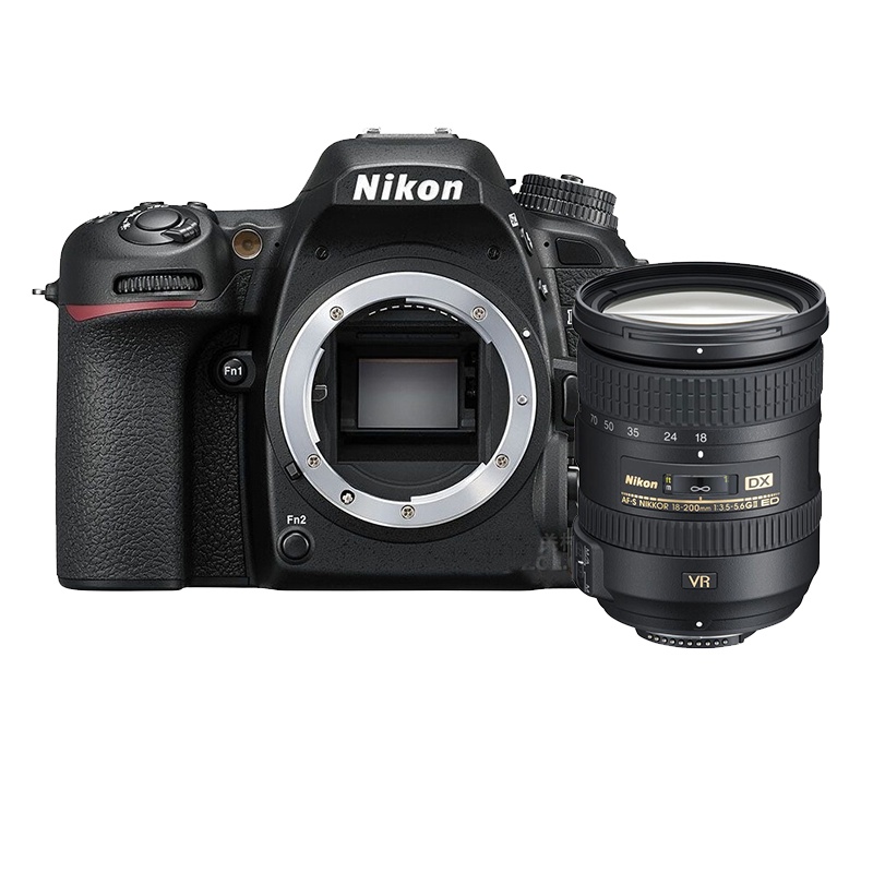 尼康(Nikon) D7500(18-200mm)数码单反相机 单镜头套装 约2088万像素