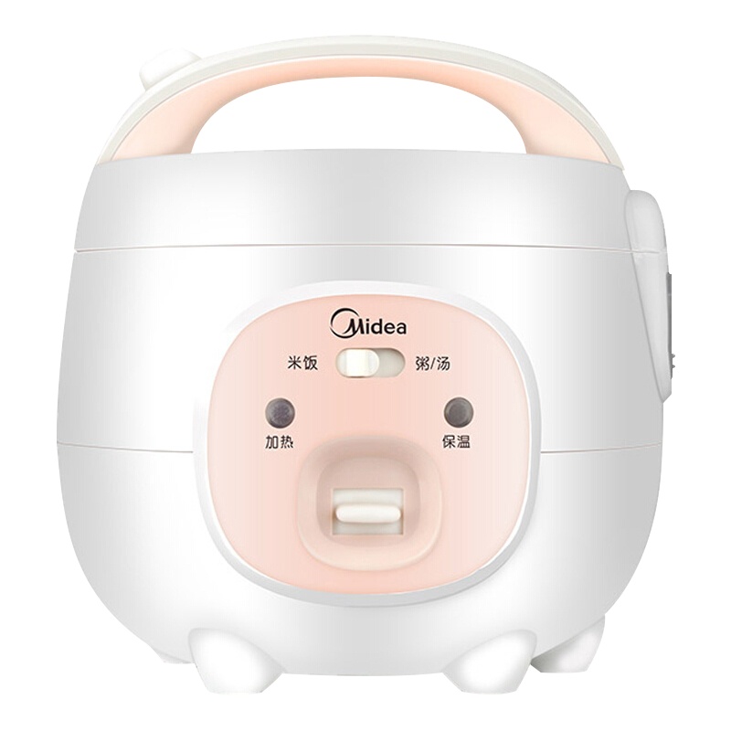 美的(Midea) 电饭煲 YN161 黑晶不粘内胆 可拆洗内盖 迷你电饭锅 1.6L/1.6升
