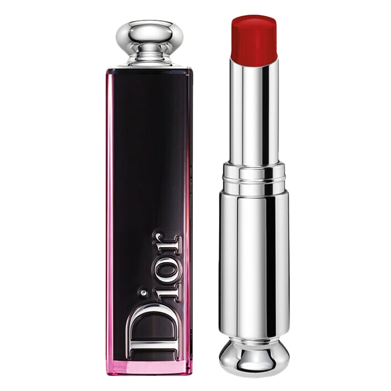 迪奥(Dior)魅惑釉唇膏3.2g 黑管漆光口红857#复古红