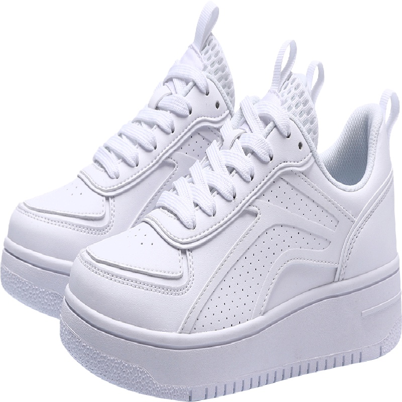 李宁 女鞋休闲鞋AGCP128减震小白鞋