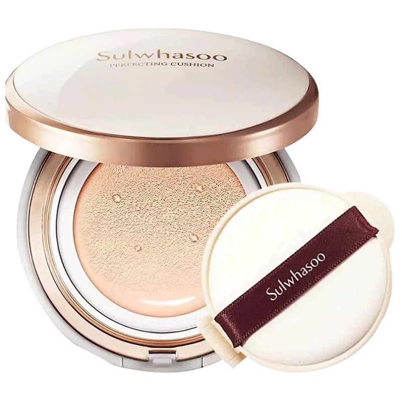 雪花秀(Sulwhasoo)采淡致美气垫粉底液13号 15g*1(遮瑕 防晒 浅桃色适合自然偏白肤色)