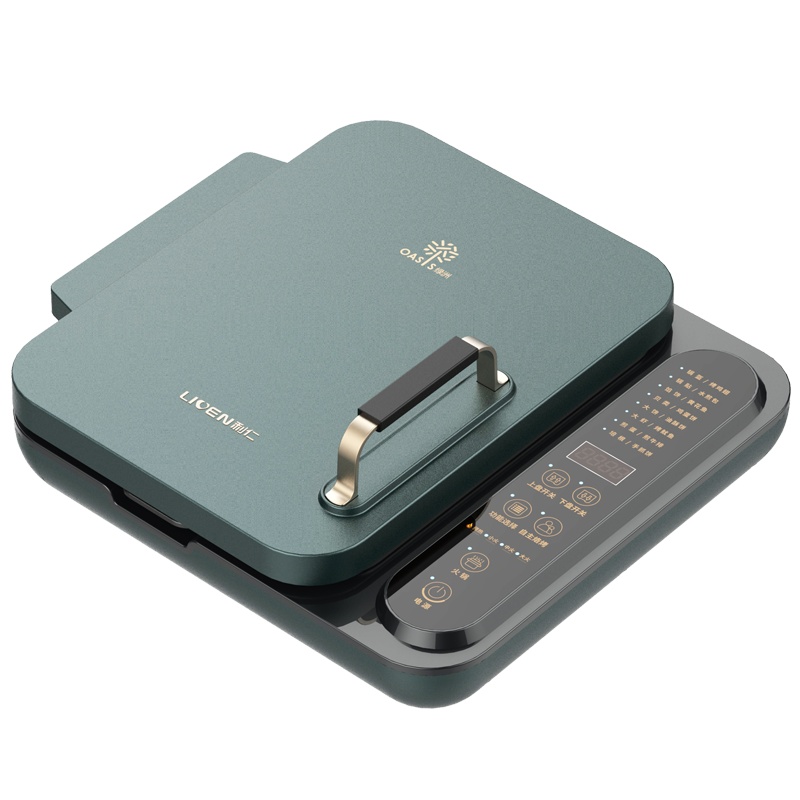 利仁(Liven)多功能涮烤一体电饼铛家用加深多功能煎烤烙饼机悬浮式无油不沾苏宁自营G-1