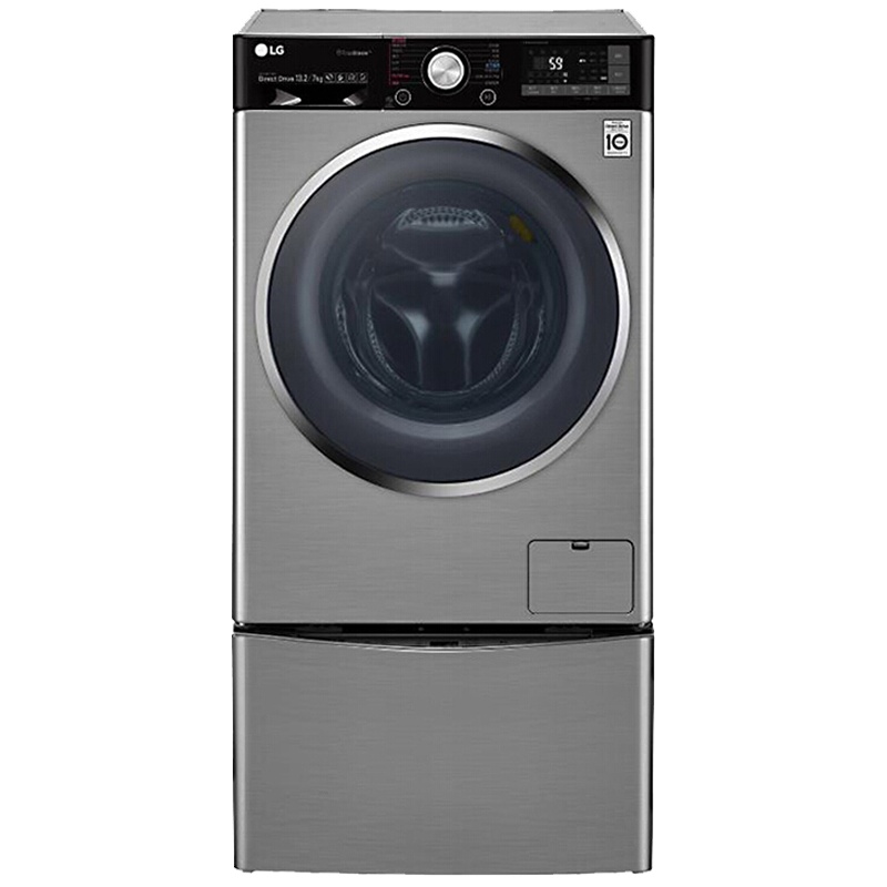 LG WDGH451B7YW 13.2公斤全自动双擎洗衣机同步分类洗滚筒波轮洗衣机变频直驱 碳晶银