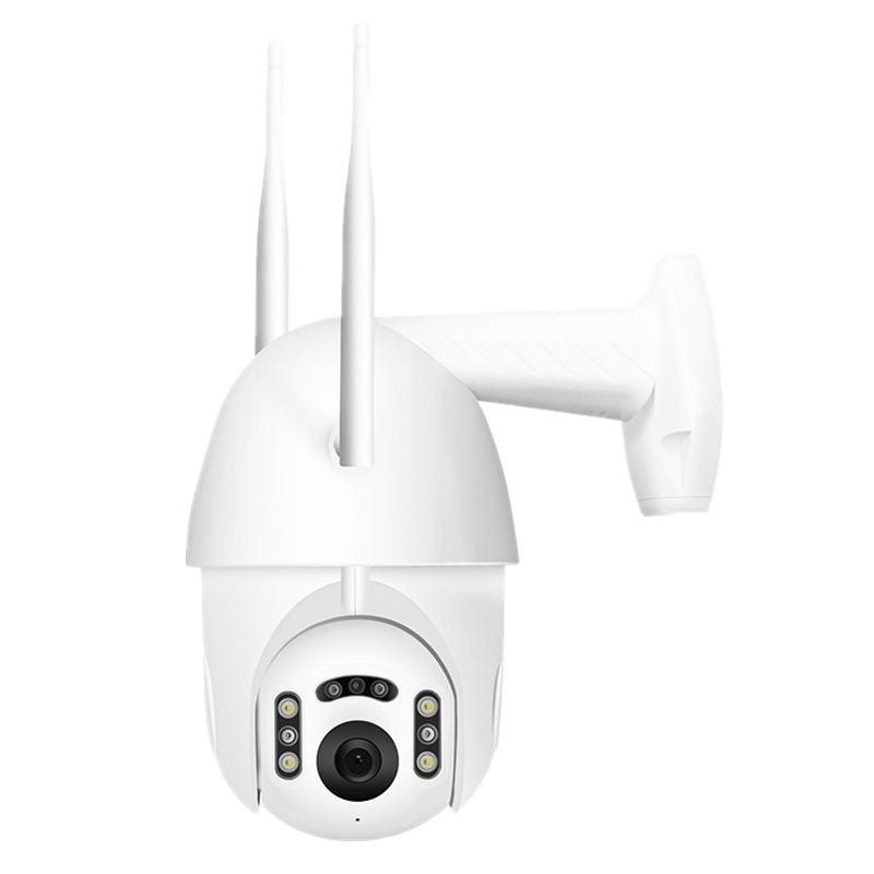 送32G内存卡 室外监控摄像头户外云台旋转球机无线WiFi插卡监控器手机远程套装