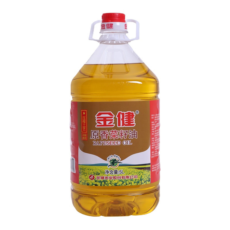金健5L原香菜籽油