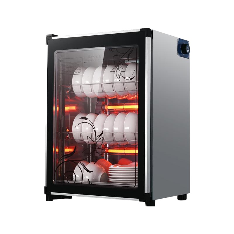 消毒柜小型家用立式迷你茶杯消毒碗柜台式餐具不锈钢保洁柜 升级豪华(不锈)78T(不锈钢款) 官方标配定制商品