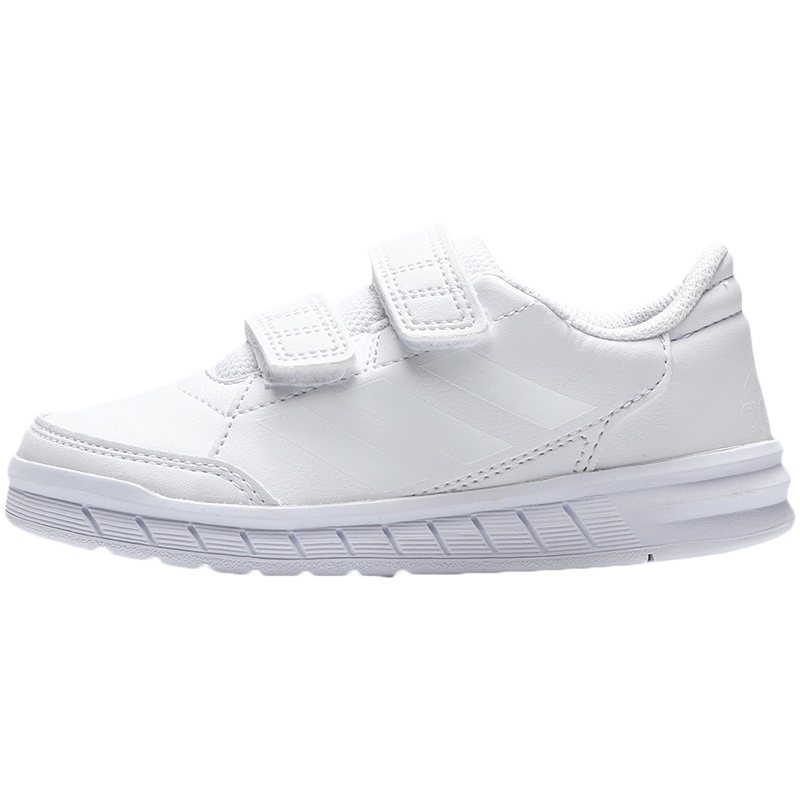 阿迪达斯童男鞋儿童鞋三条纹小白鞋运动休闲运动鞋D96832