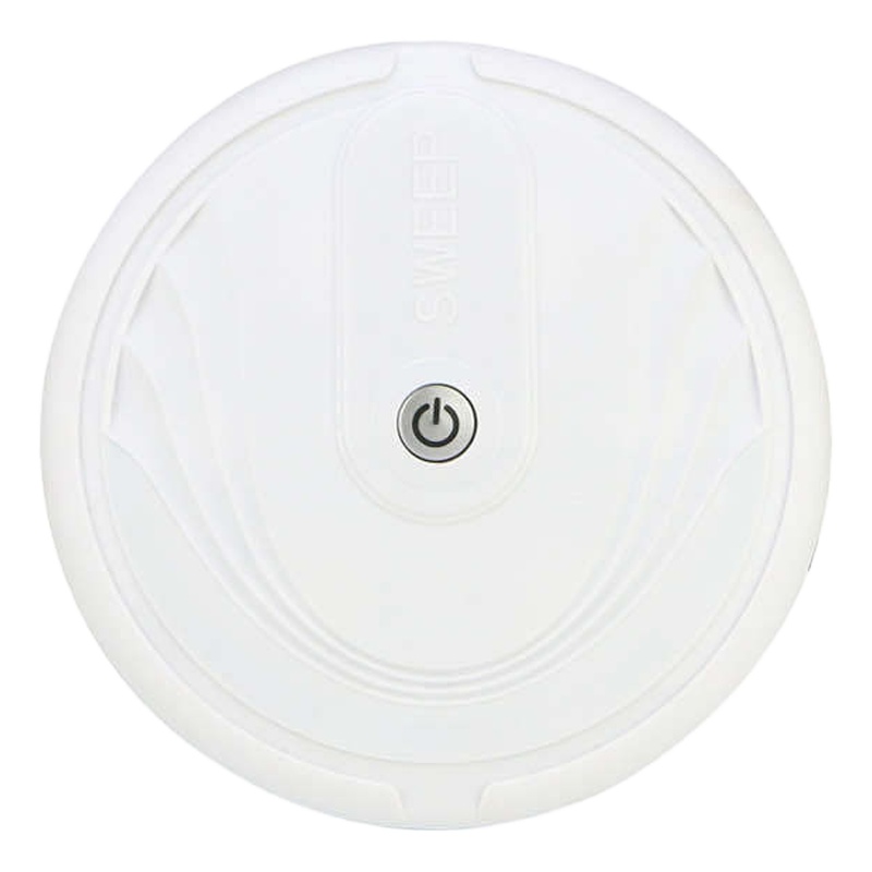 新一代家用智能扫地机器人全自动感应转弯万向懒人扫地式扫地机|白色(23CM) 标配(需自备电池)