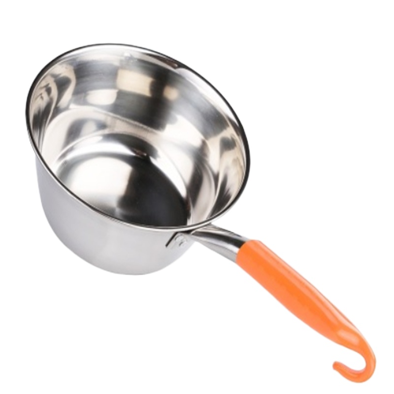 不锈钢平底水瓢 加厚水舀子 煮勺长柄水勺汤锅水壳 2斤带磁小号