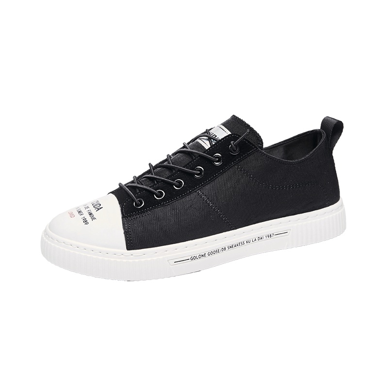 Burbupps/法国芭步仕帆布鞋男鞋夏季透气板鞋韩版鞋子男潮流鞋运动鞋