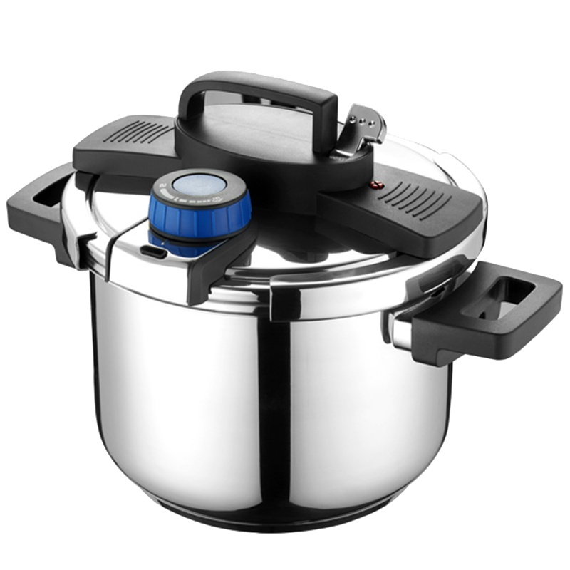 BRK Germany德国厨具默尔斯压力锅6LA 304不锈钢压力锅锅具 6升 多重安全保障 单手开合 人性化手柄设计
