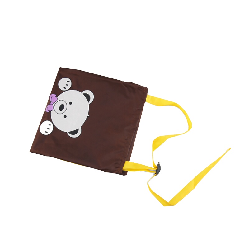 云蕾家用厨房卡通时尚围裙防污防油防溅水家居挂脖烘焙围裙咖色