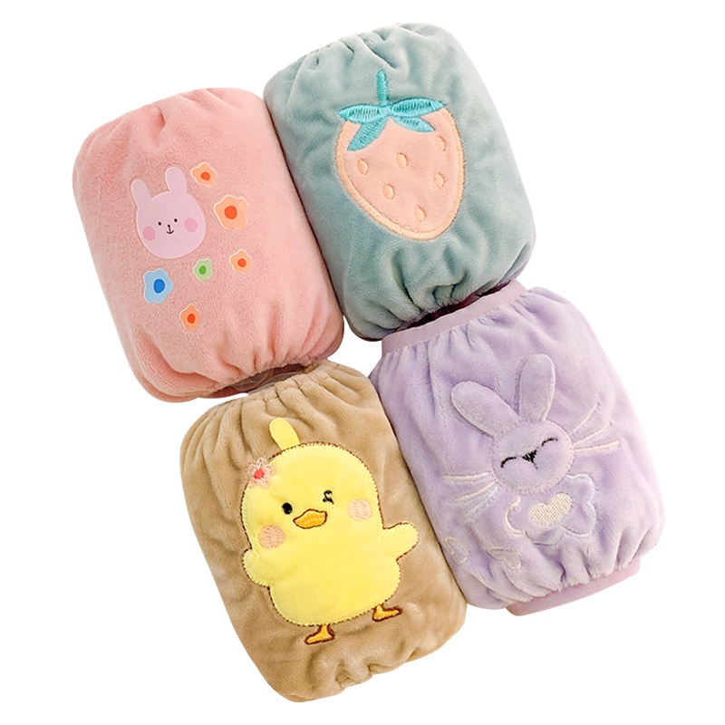 宝宝袖套魅扣儿童可爱男童小护袖秋冬婴幼儿卡通一岁套袖女童