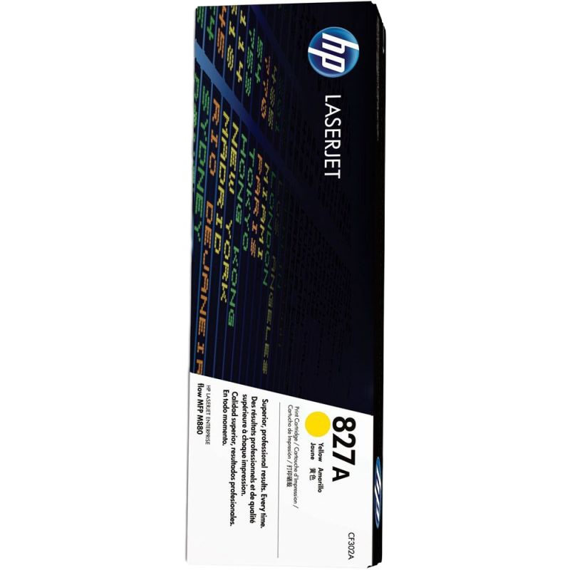 惠普(hp)827A 黄色碳粉盒 CF302A(适用LaserJet Enterprise flow M880z)