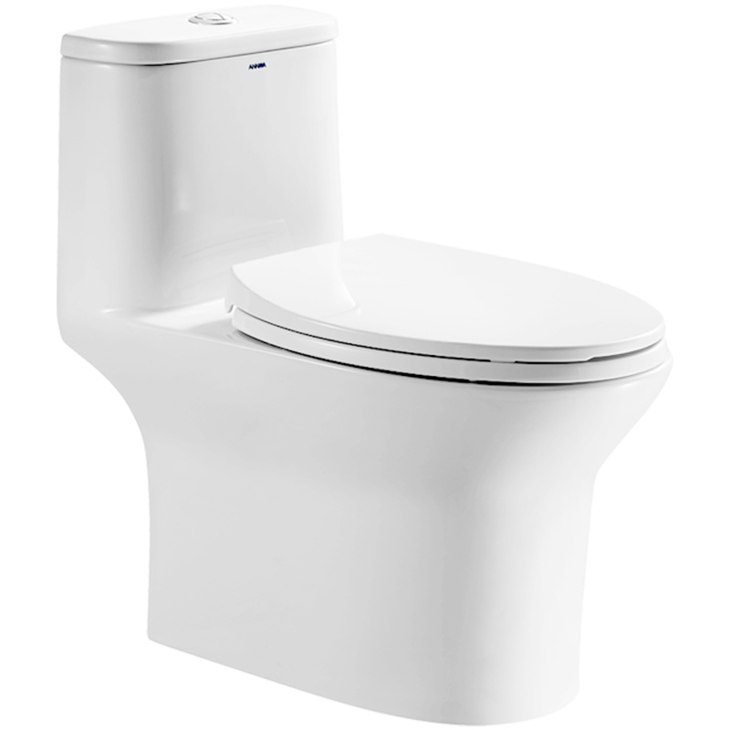 安华一体虹吸式坐便器马桶