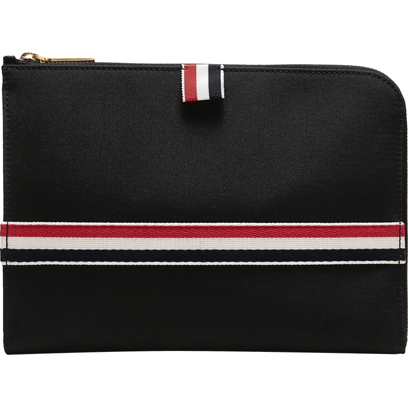 THOM BROWNE 汤姆·布朗 男士织物手拿包 MAC088A 05322