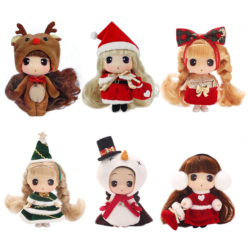 ddung冬己迷糊娃娃圣诞装娃娃换装女孩公主洋娃娃情人节礼物FDE0908