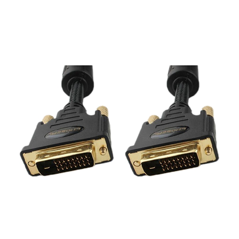 秋叶原(CHOSEAL) Q608 15M DVI-DVI线 24-1 转接线(计价单位：根) 黑色