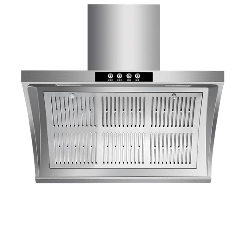 油烟机家用侧吸式油烟机抽烟机大功率家用脱排不锈钢黄金蛋大吸力油烟机 900mm双电机带围板+上门安装