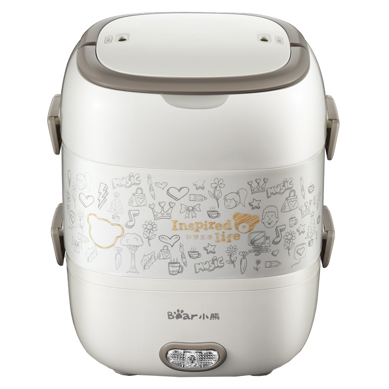 苏宁极物 2L三层电热饭盒 DFH-S2017 便携式可插电保温加热饭盒(单位:个)