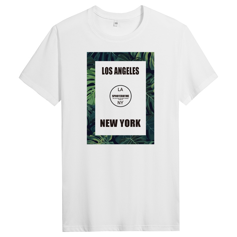 纯棉短袖T恤男士潮流圆领夏季半袖体恤衣服男 DT10305