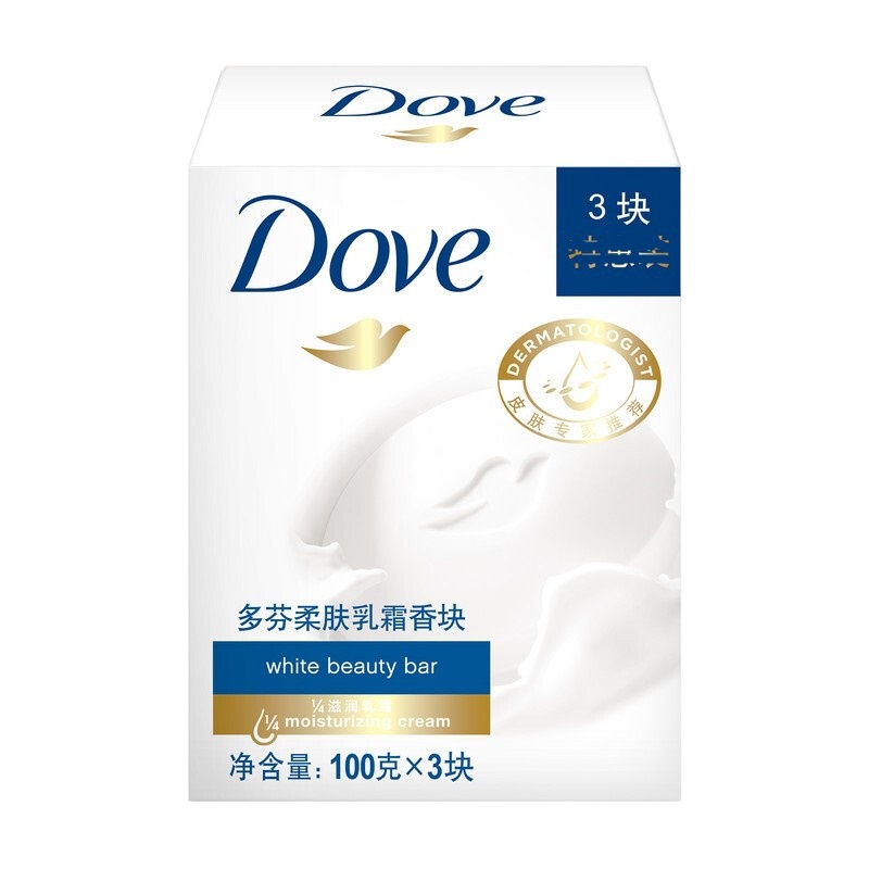 多芬(DOVE) 100g柔肤乳霜香块 3块/组 5组装