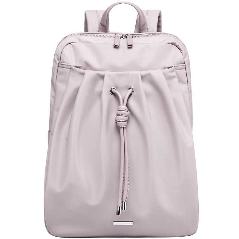 高尔夫GOLF时尚轻便双肩包大容量休闲简约女士背包防泼水系绳装饰单肩包潮流可手拎