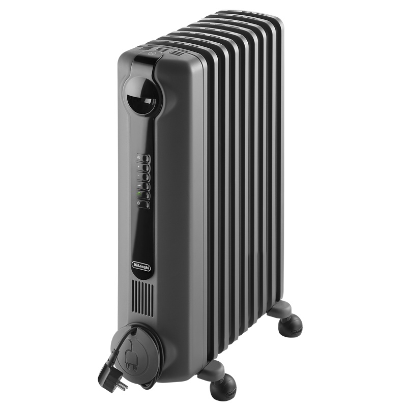 德龙(DeLonghi) TRRS0920E.G电油汀9片式 电取暖器暖气片 LED电子面板恒温定时家用节能母婴油汀