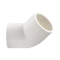 联塑 LESSO 45°弯头PVC-U排水配件白色 dn50(10个装)