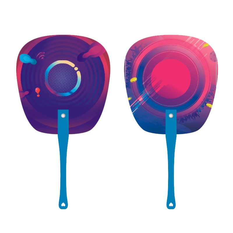 17×18cm塑料扇 TC-343 PP塑料扇凉扇(把)