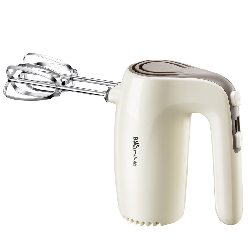 小熊（Bear）打蛋器DDQ-B02F1 手持可立式 大动力电动家用按键式烘焙打蛋机 双棒高效搅拌机塑料搅拌器（XF）