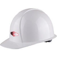 安全帽经典型ABS高性能建筑施工耐高温刚性强工程安全帽 白色