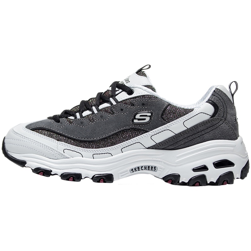 斯凯奇女鞋熊猫鞋D'LITES系带复古时尚休闲运动鞋99999958